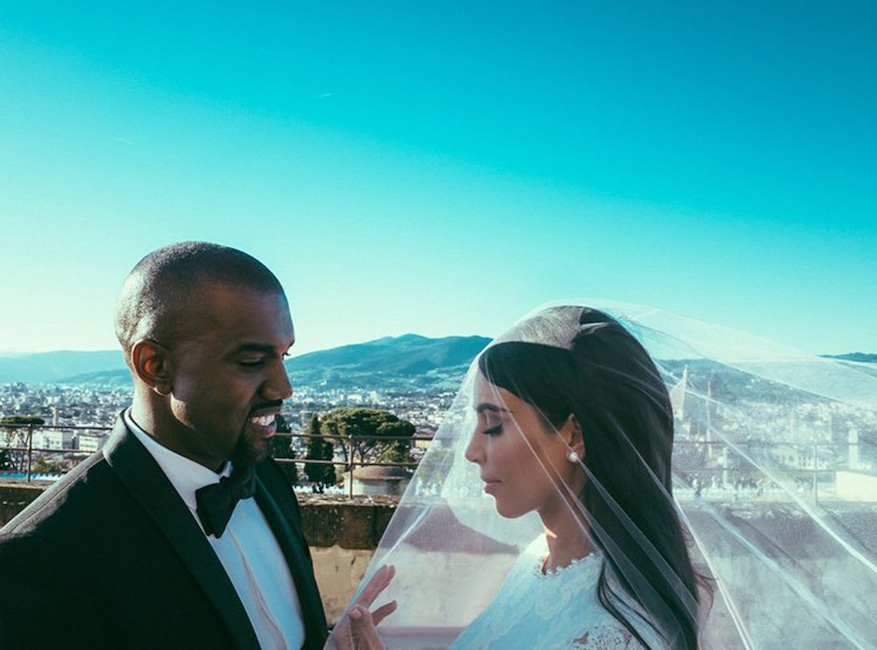 Kim Kardashian, Kanye West, Wedding